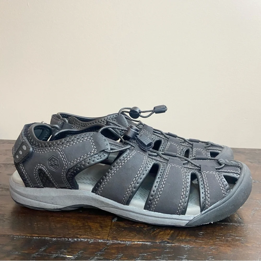 Khombu Men’s Travis Active Sandal Black Size 9